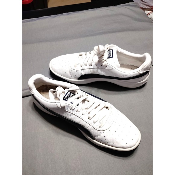 EUC Puma GV Special+ Men 13 Navy White 366613 06 Low Top Preppy Athletic Sneaker main image 11